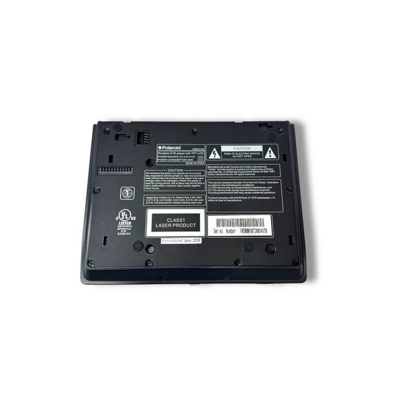 Polaroid 7" Portable DVD Player PDM-0723 Silver Working Original Box - Picture 8 of 16